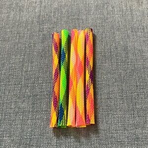 5 New Cat Straws Spring Tube Toys